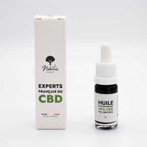 Huile cbd 10 full spectrum nobilis product 10ml grossiste fleurs france