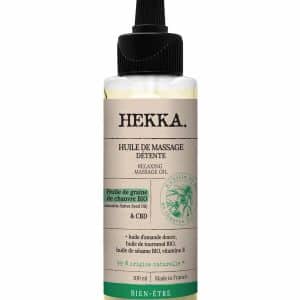 HEKKA Huile de massage détente Chanvre Bio