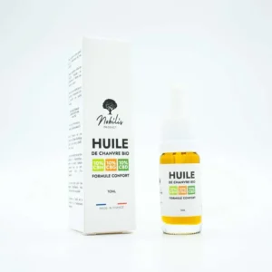 Huile 10% cbd 10% cbg 10% cbn – formule confort – nobilis product – 10ml