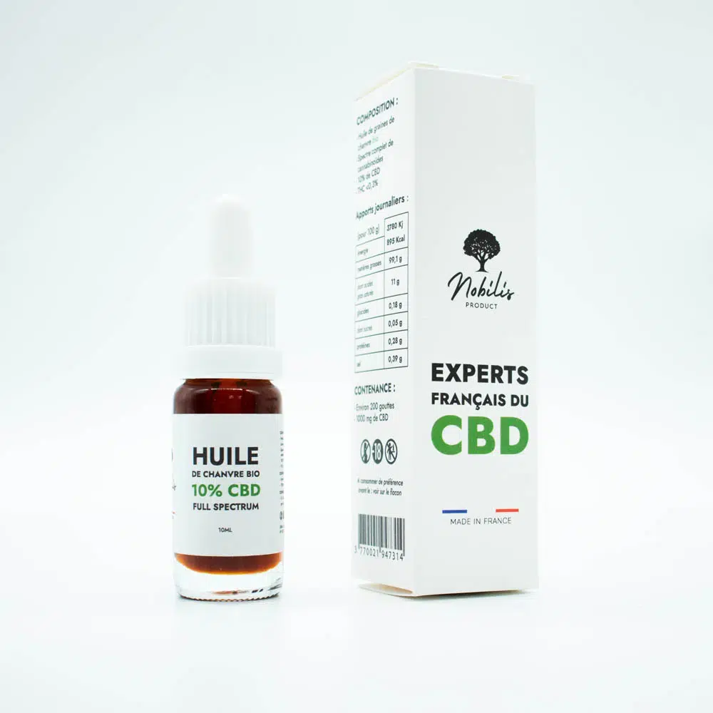 Huile de cbd 10% full spectrum