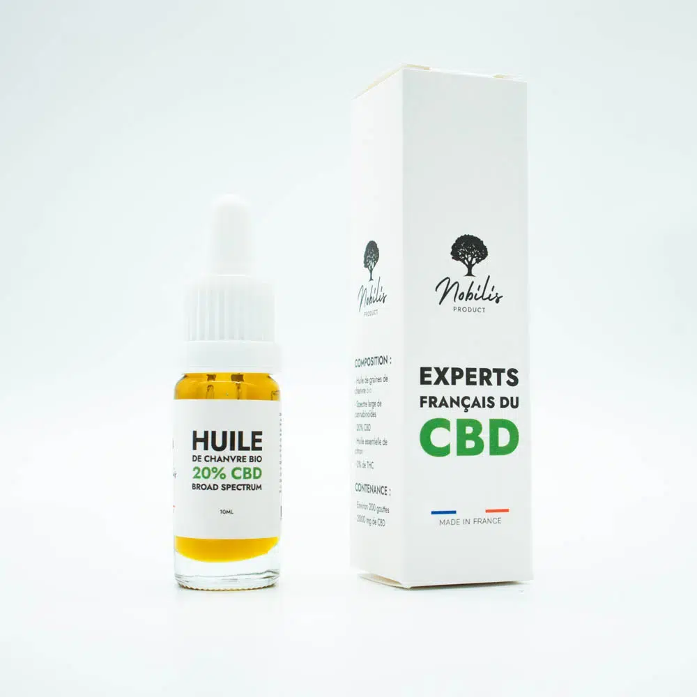 Huile de cbd 20% broad spectrum